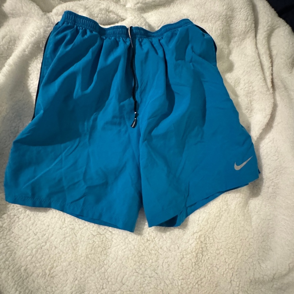 Nike Men's Vibrant Blue Athletic Shorts